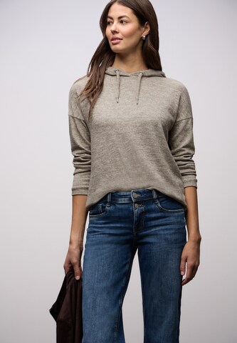 STREET ONE Sweatshirt in Beige: front