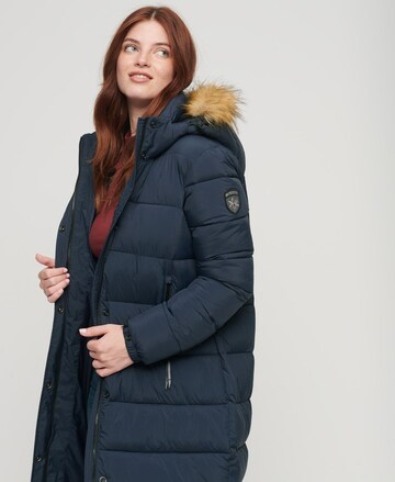 Superdry Winter Coat in Blue