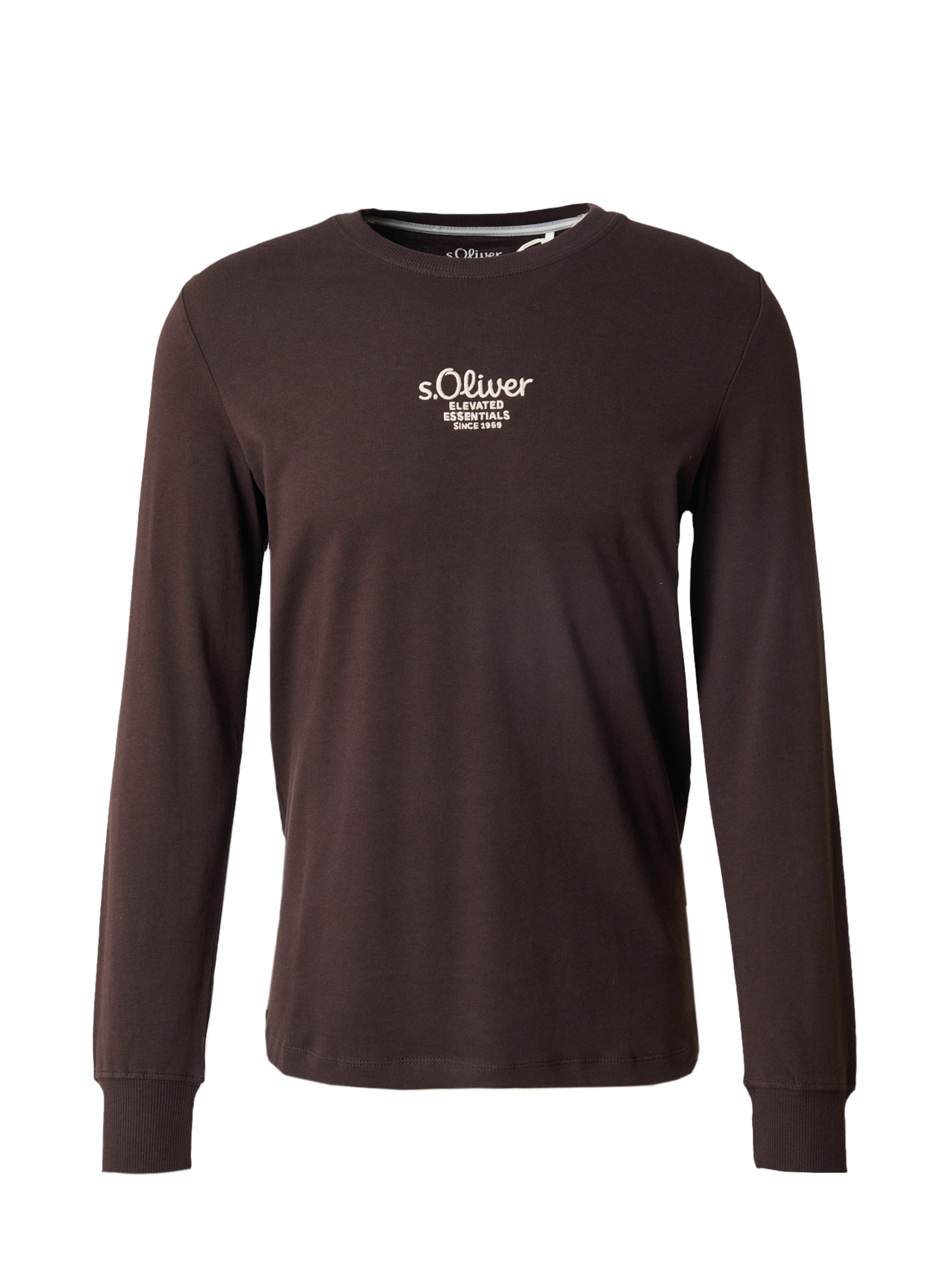 s.Oliver Shirt in Braun: Vorderseite