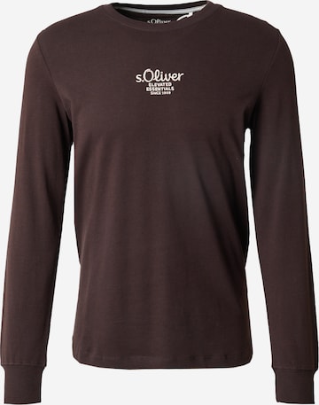 s.Oliver Shirt in Braun: Vorderseite