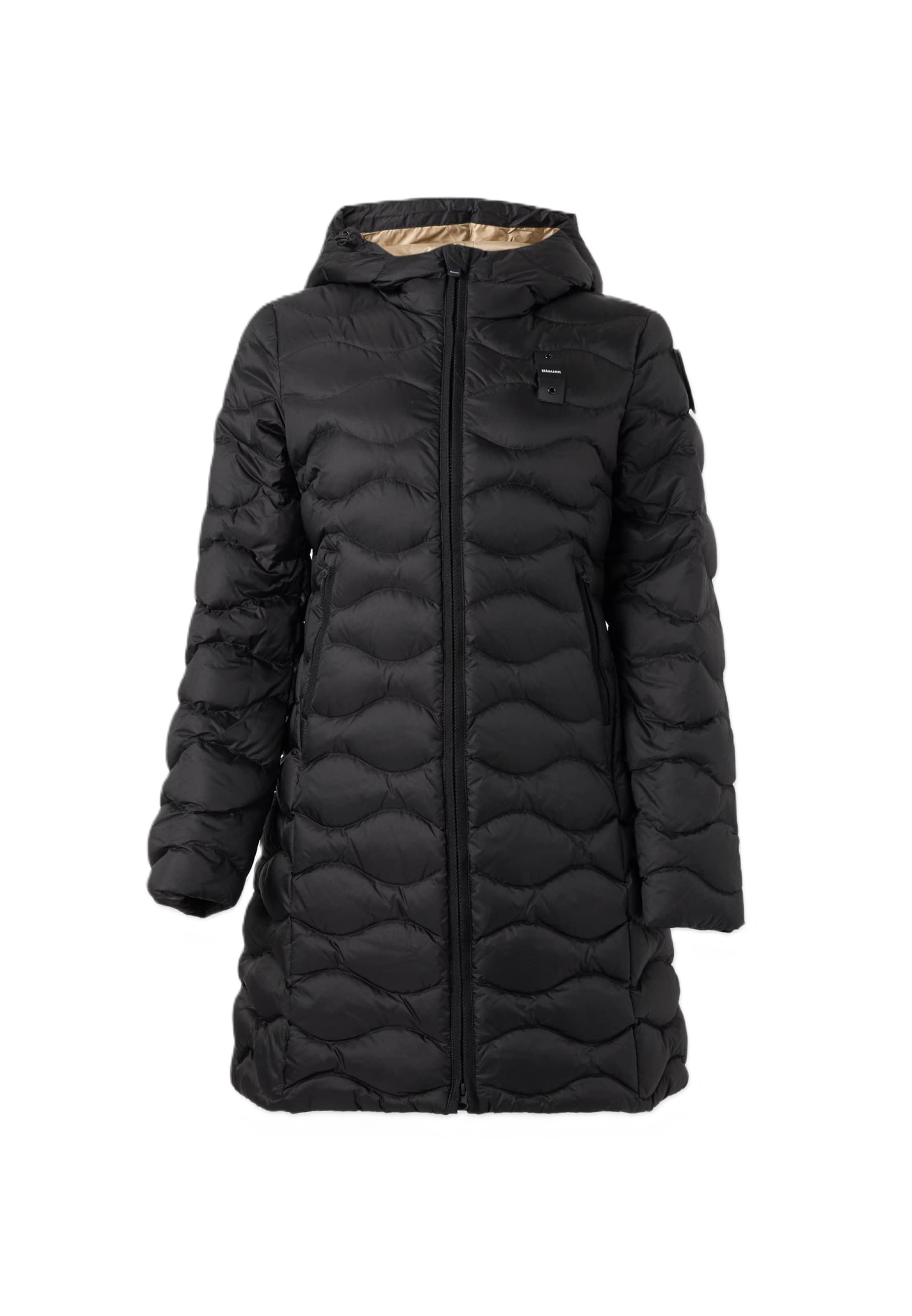 Cappotto invernale di Blauer.USA in nero: frontale