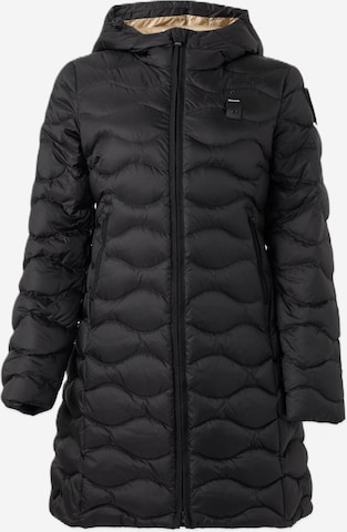 Blauer.USA Mantel in Schwarz: Vorderseite
