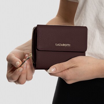 Lazarotti Wallet 'Bologna' in Red