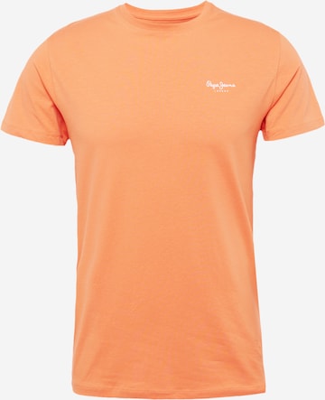 Pepe Jeans - Camisa 'JACK' em laranja: frente