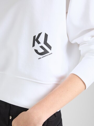 KARL LAGERFELD JEANS Суичър в бяло