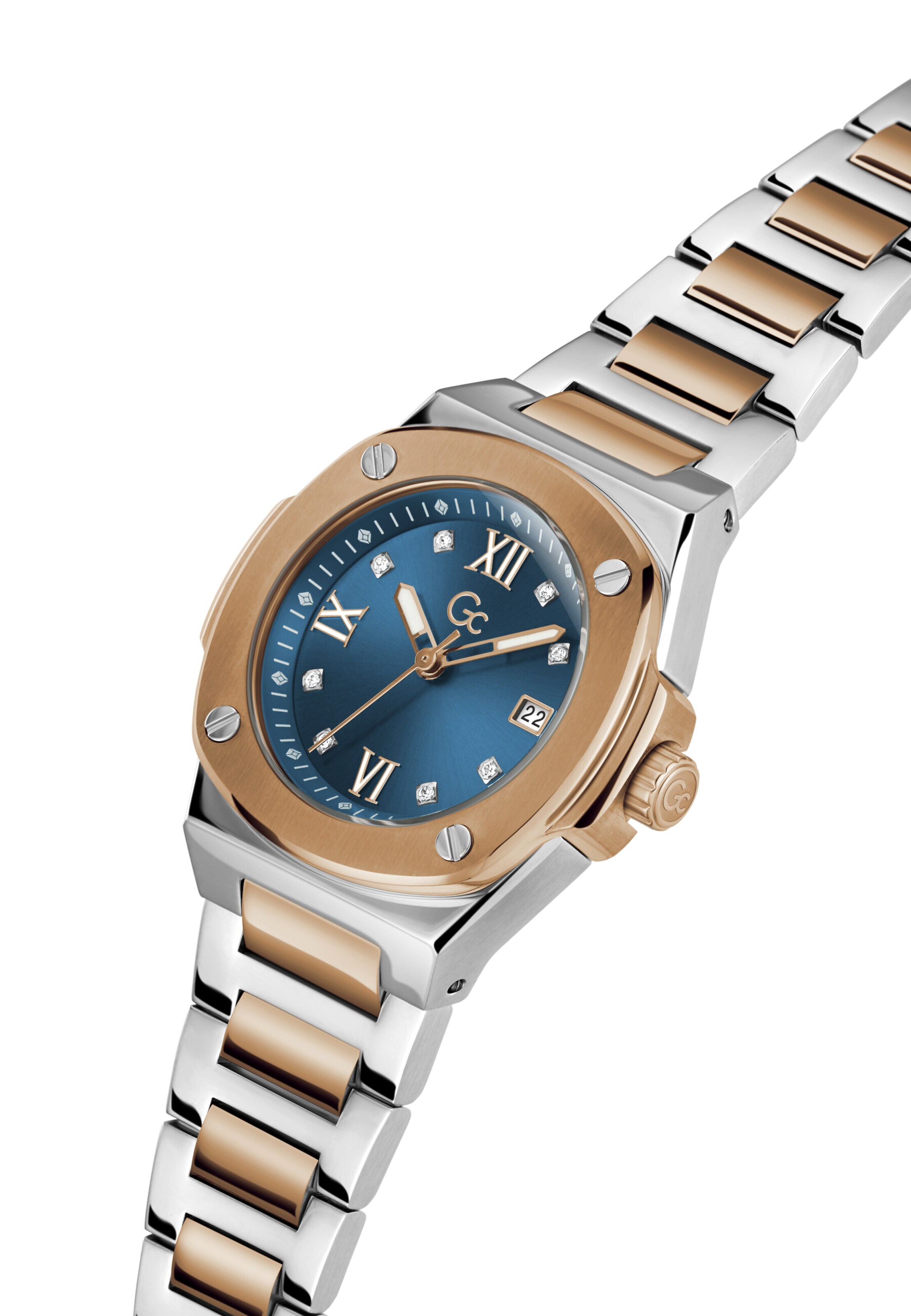 Gc Analog watch 'Coussin Shape Mini' in Silver