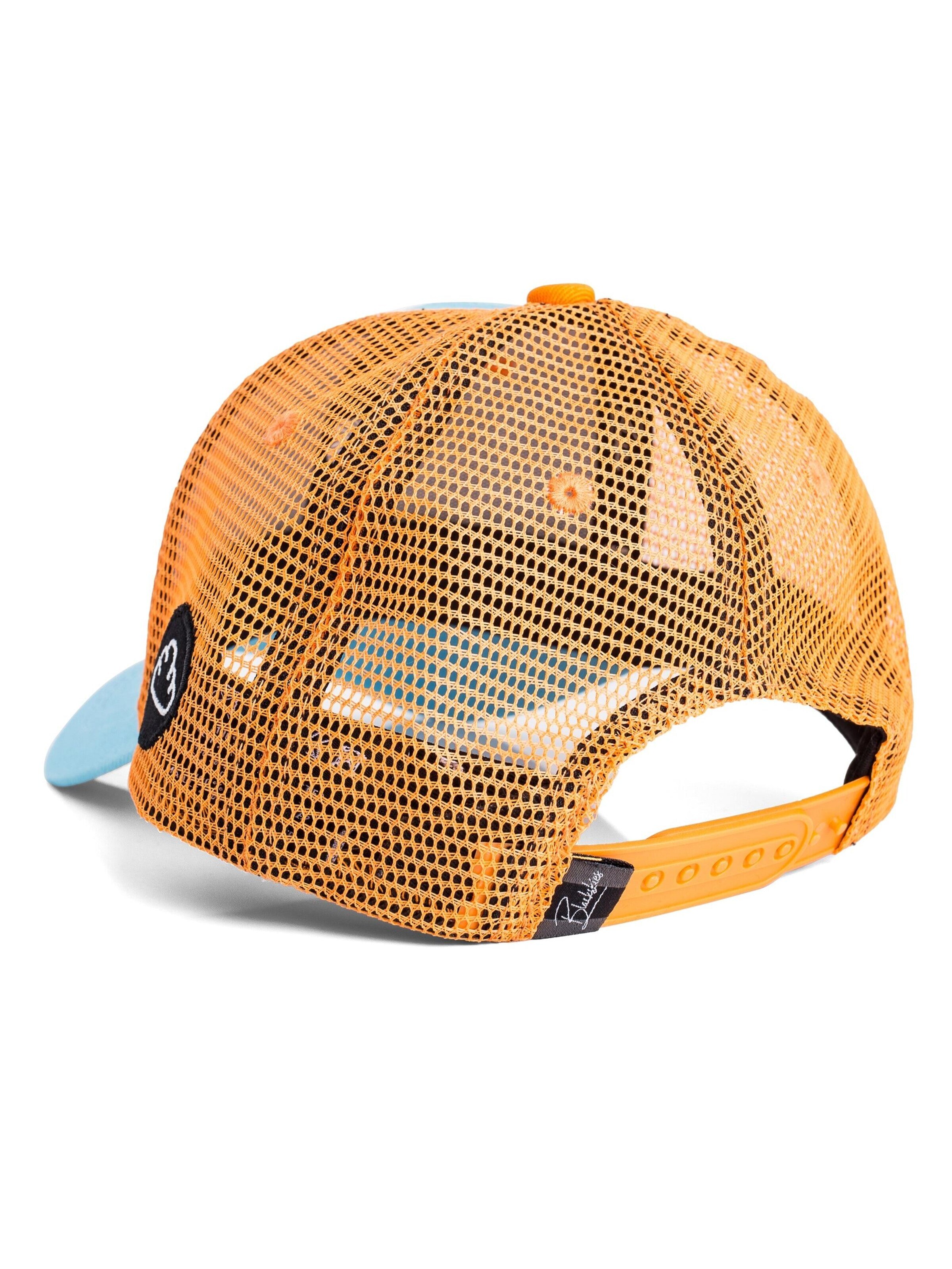 Blackskies Cap 'Race Baseball Cap Kids Light Blue-Orange' in Blue