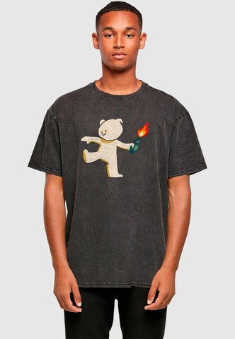Merchcode Shirt in Schwarz: Vorderseite