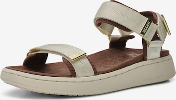 WODEN Sandals 'Line' in Beige: front