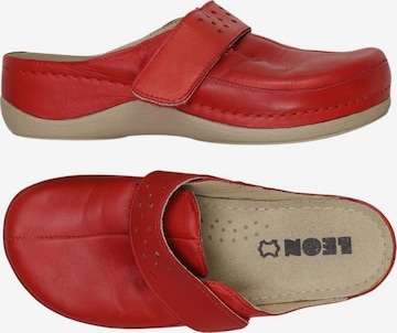 Leonard Sandalen 38 in Rot: Vorderseite