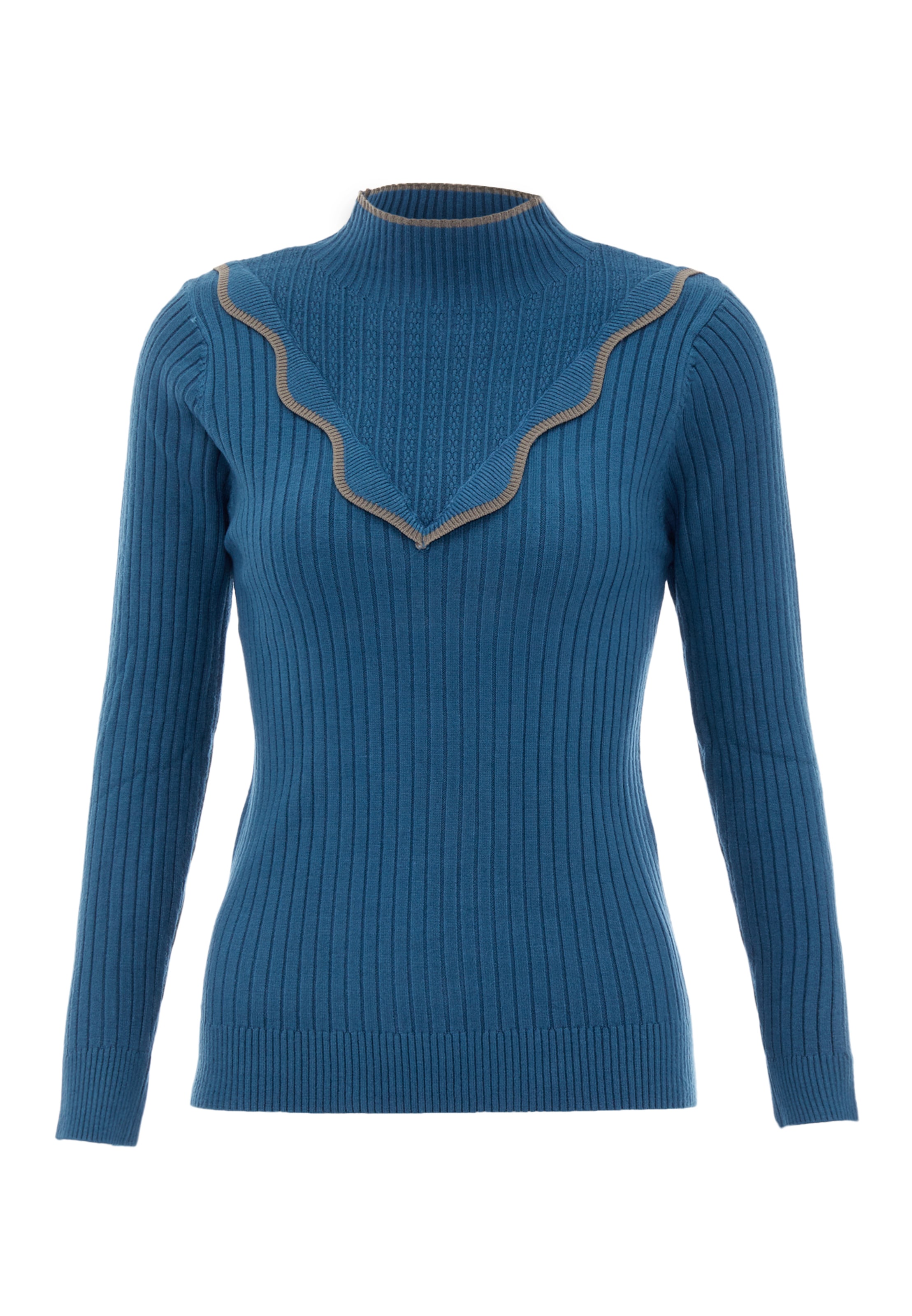 NALLY - Pullover em azul: frente