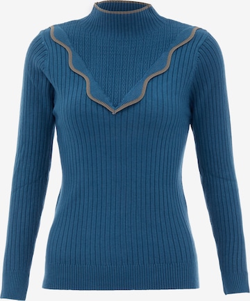 NALLY - Pullover em azul: frente