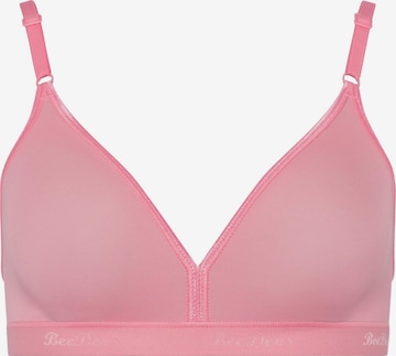 BeeDees Bra 'BH Microfun N' in Pink: front