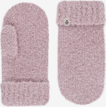 Muffole 'CLASSIC BOUCLÉ' di Roeckl in rosa: frontale