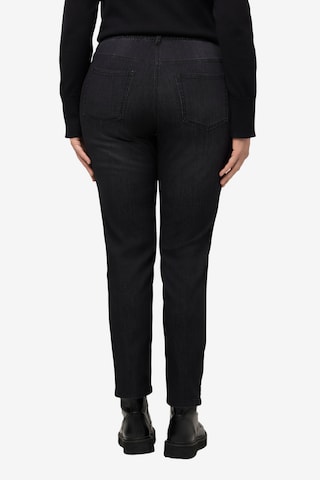 Coupe slim Jeggings Ulla Popken en noir