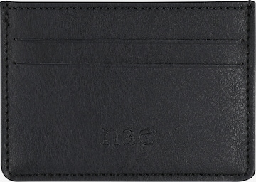 nae Vegan Shoes Kartenetui 'Breda' in Schwarz: Vorderseite