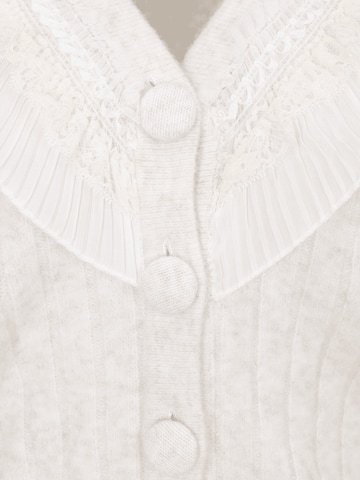 OBJECT Petite Плетена жилетка 'DANNY' в бяло