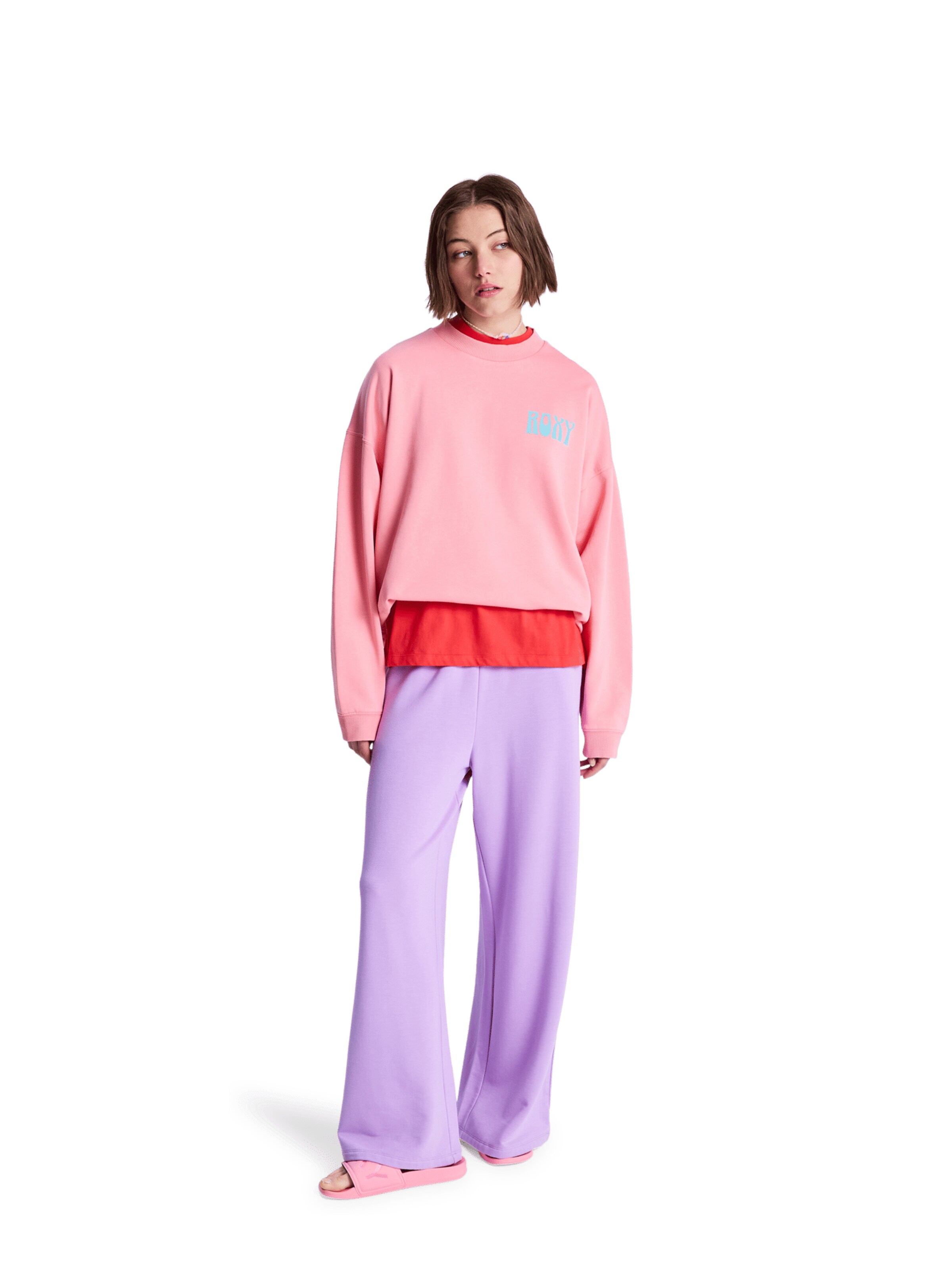 Sweat-shirt 'Lineup' ROXY en rose
