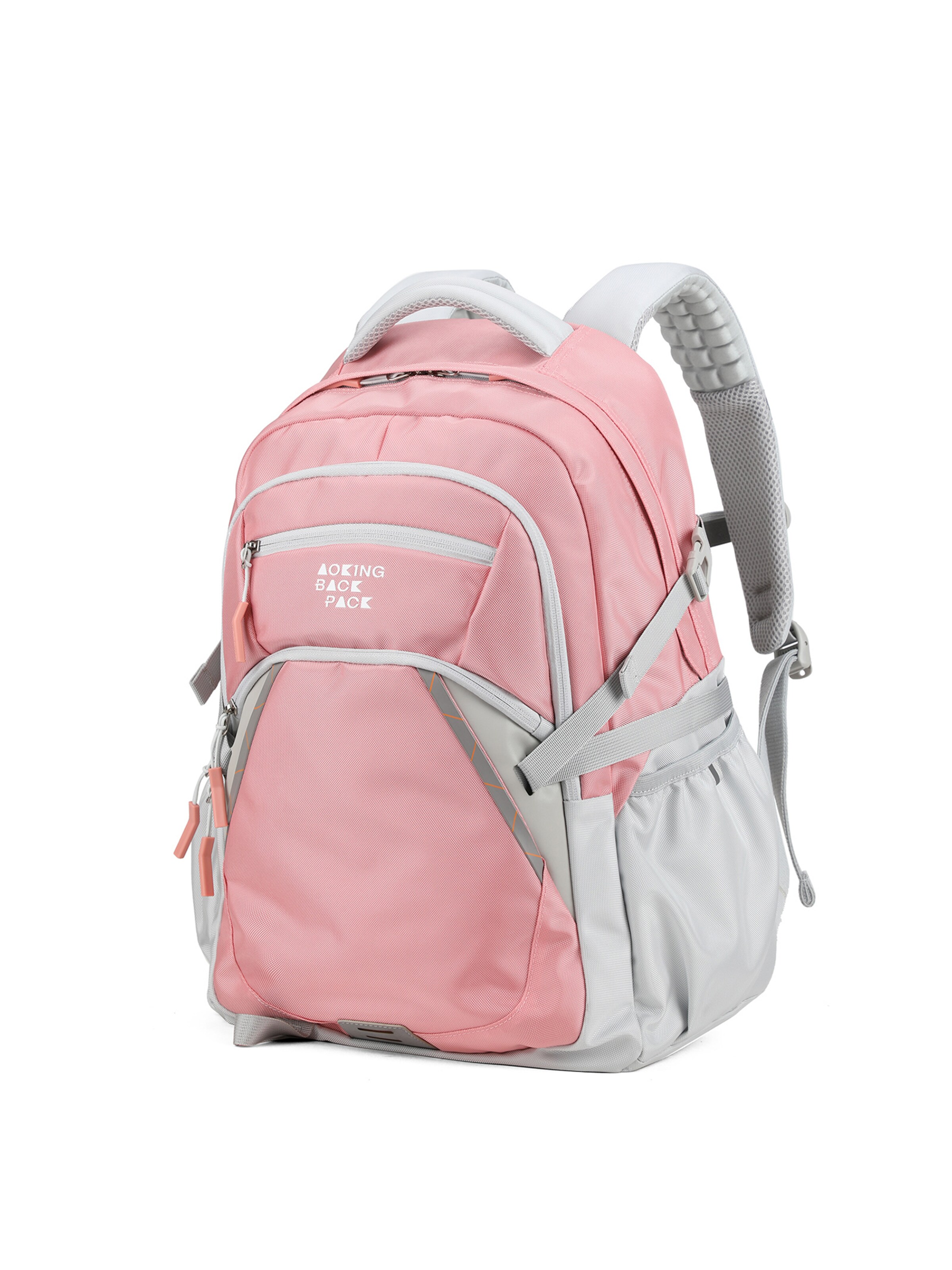 Sac à dos Aoking en rose : devant