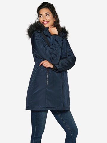 KOROSHI Winter coat in Blue