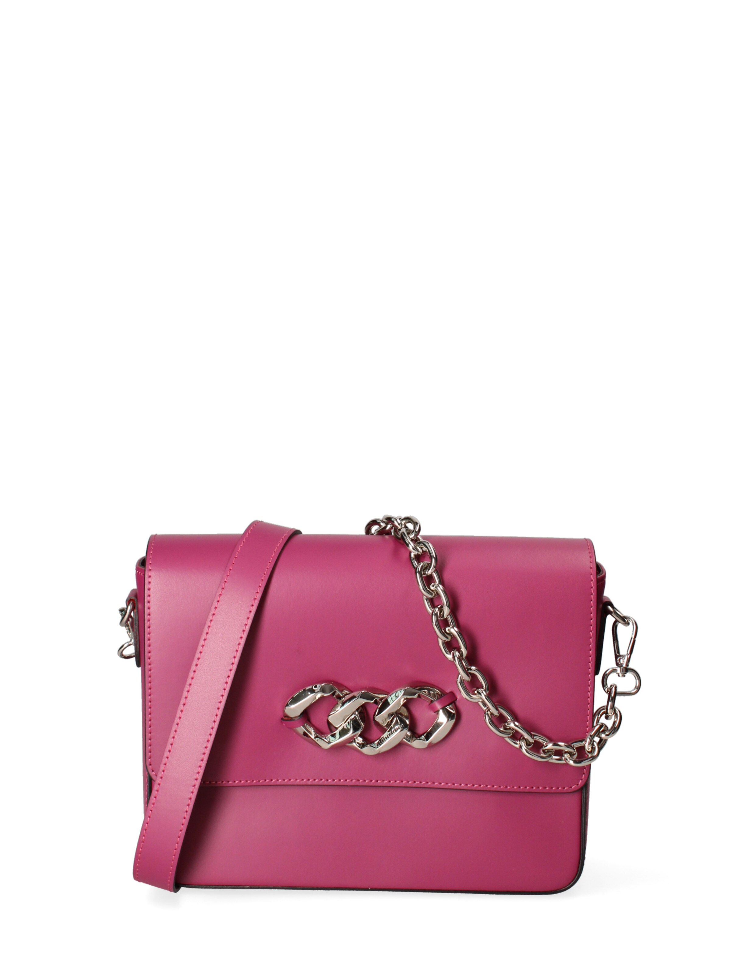 Borsa a spalla di John Richmond in rosa: frontale