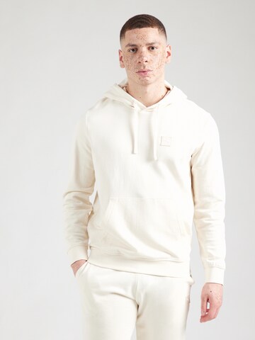 PUMASportska sweater majica 'Essentials Elevated' - bijela boja: prednji dio