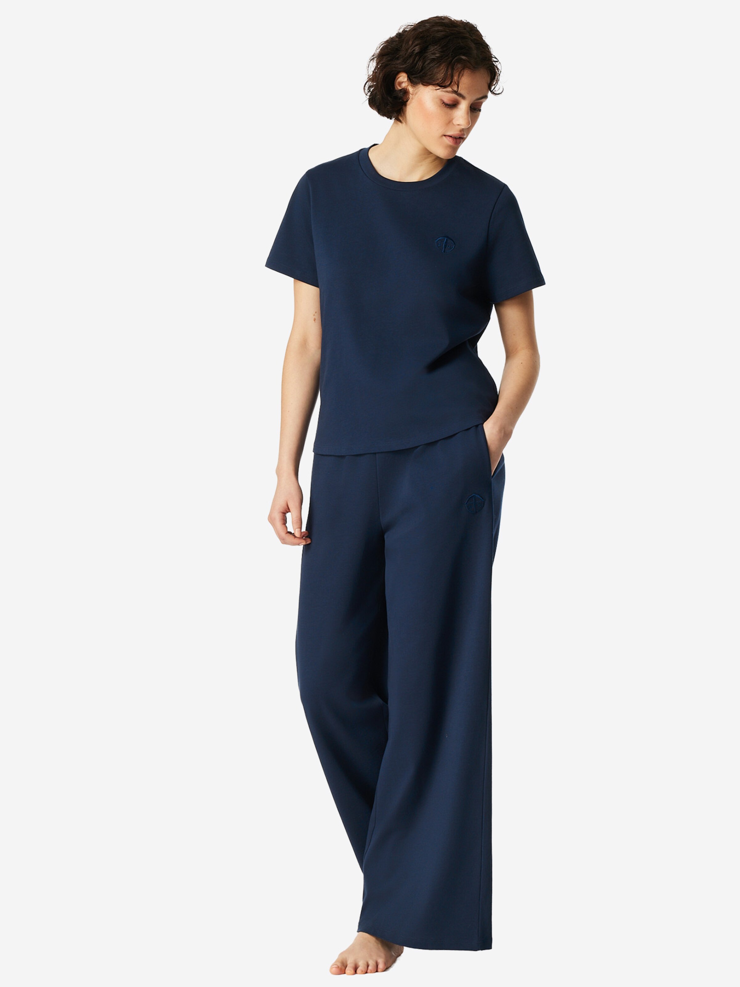 SCHIESSER Shirt ' SCHIESSER 150 YEARS ' in Blauw