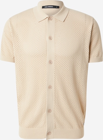 Karl Lagerfeld Regular Fit Paita värissä beige: etupuoli