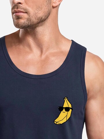 Neverless Shirt 'Cool Banana' in Blue