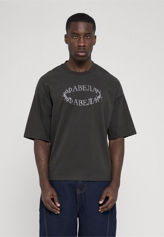 FAVELA T-Shirt 'Cyrillic Thorn' in Schwarz: Vorderseite