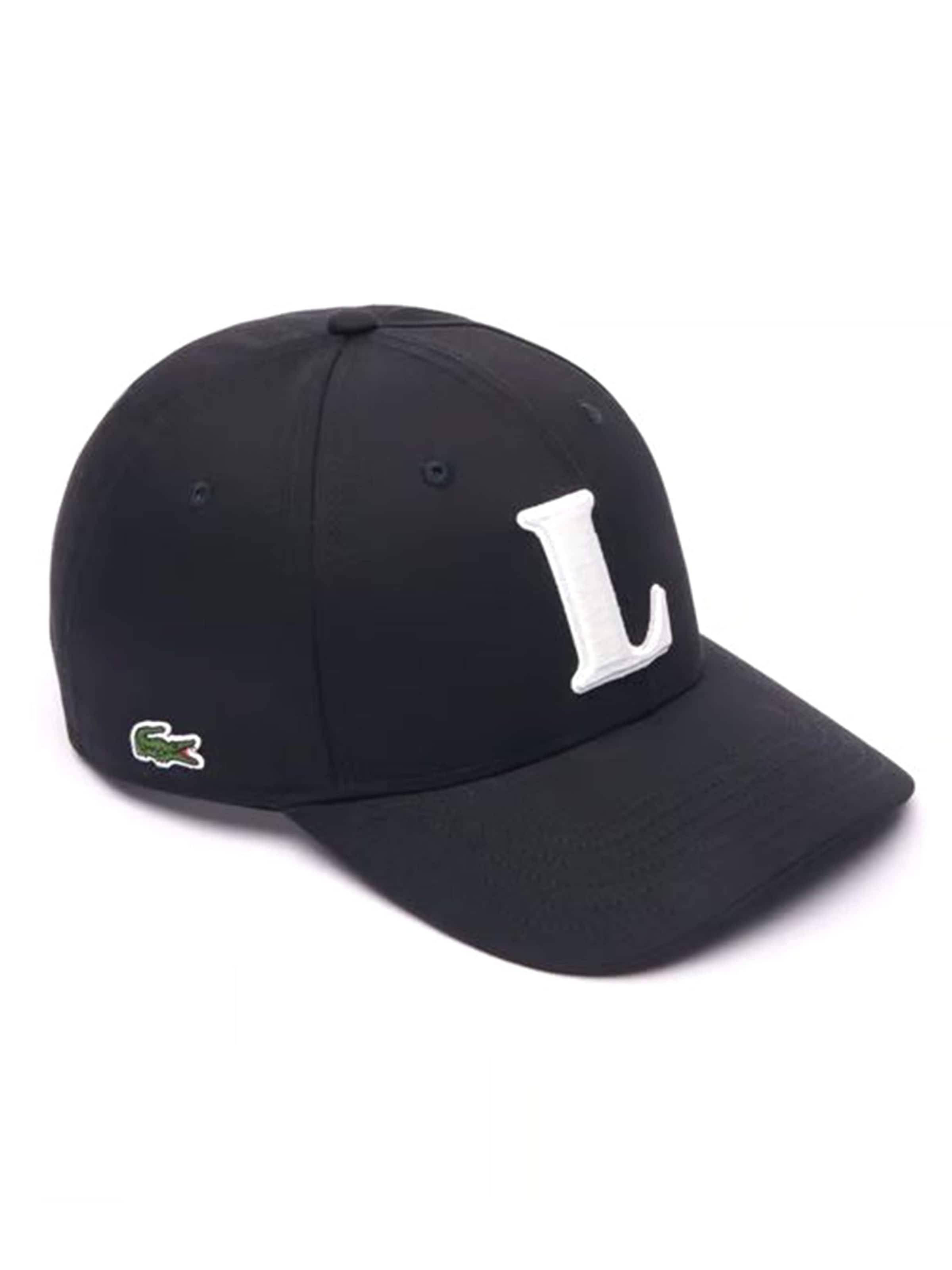 LACOSTE Hætte 'BLACK CAP' i sort