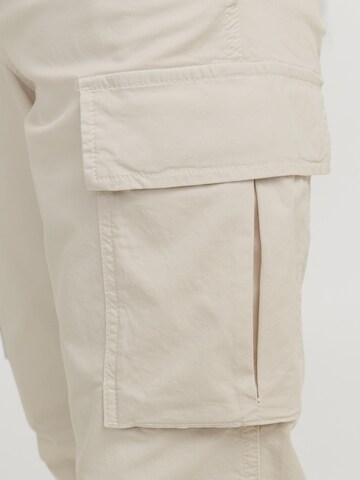 JACK & JONES Tapered Cargobroek 'JPSTAce JJTucker' in Grijs