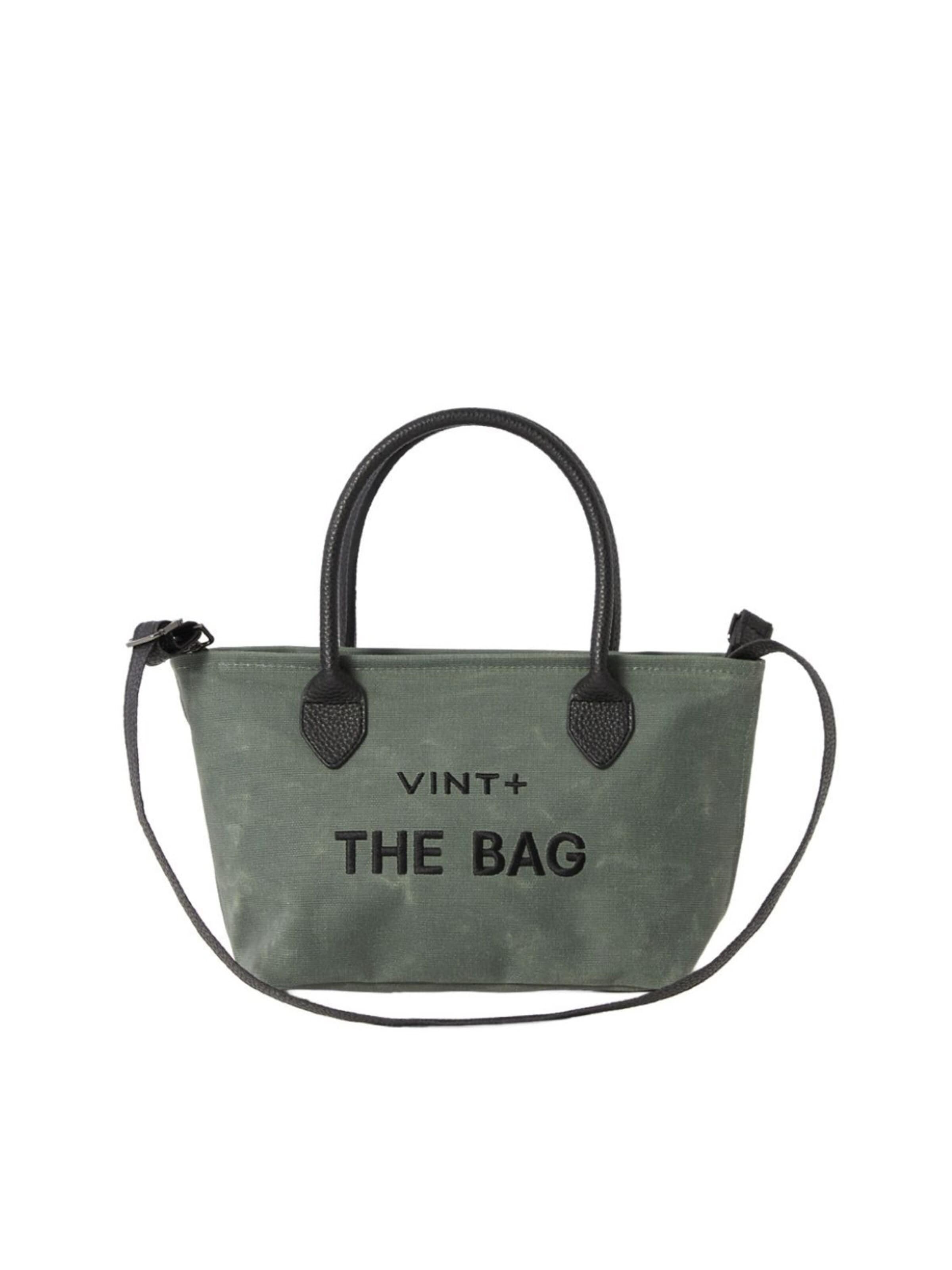 VINT+ Handbag 'Fine Bag Small' in Green: front