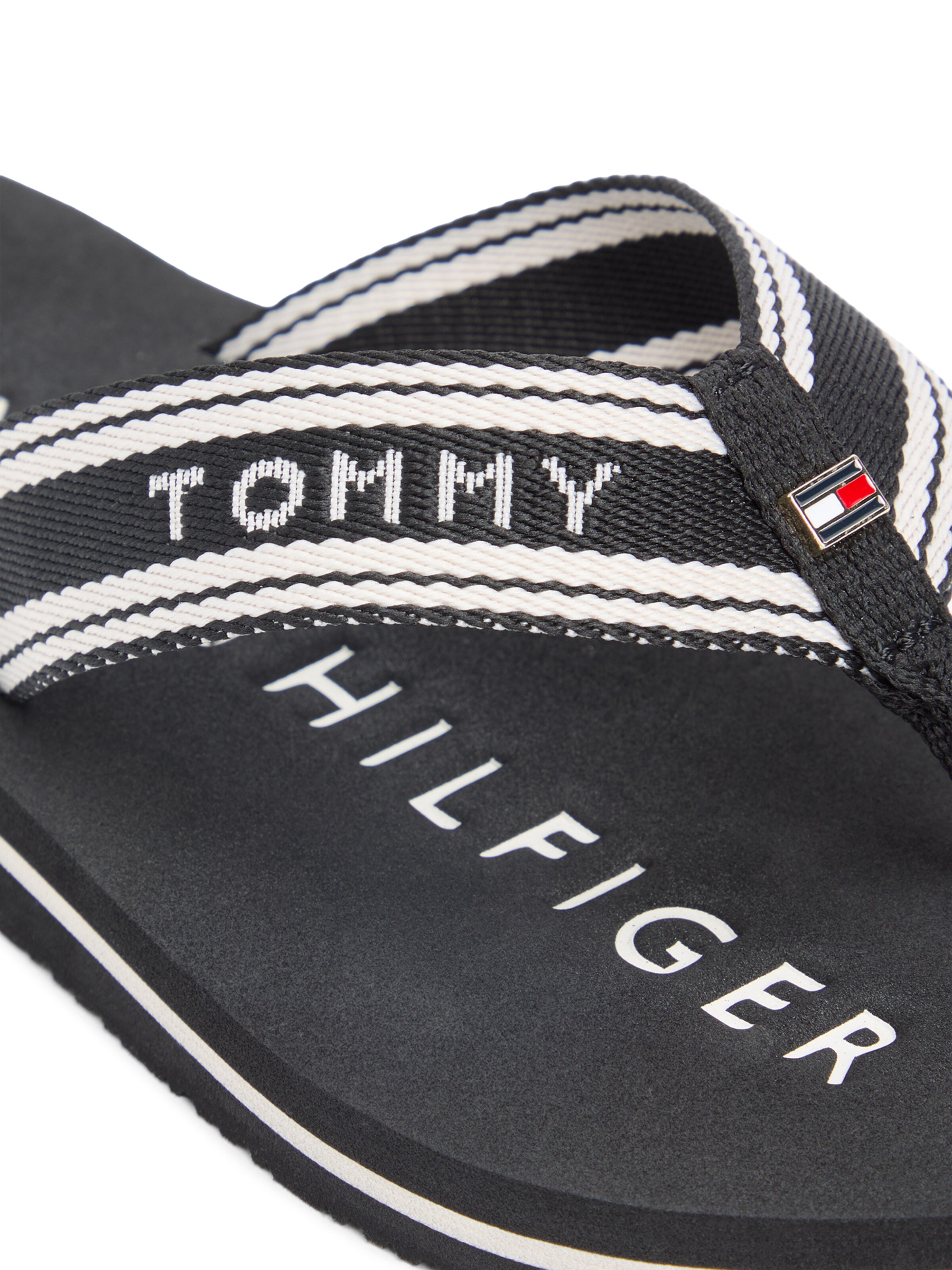 TOMMY HILFIGER Σαγιονάρες διχαλωτές σε μαύρο