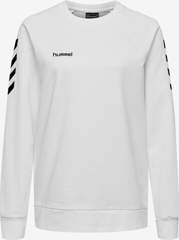 Felpa sportiva di Hummel in bianco: frontale