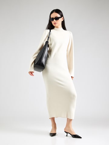 YAS Knit dress 'YASFONNY' in Beige