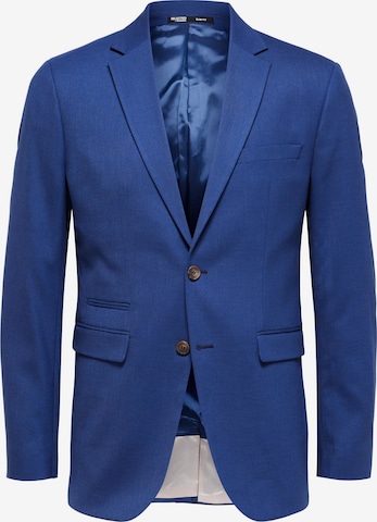 Coupe slim Veste de costume 'NEIL' SELECTED HOMME en bleu : devant