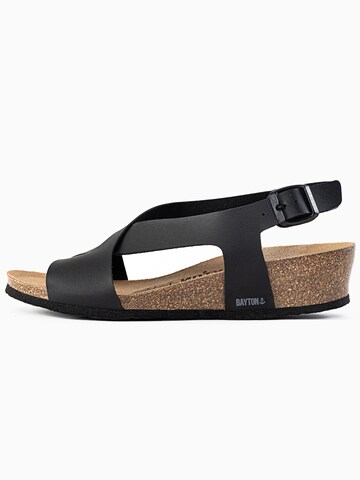 Bayton Sandal 'Salamanque' i svart: framsida