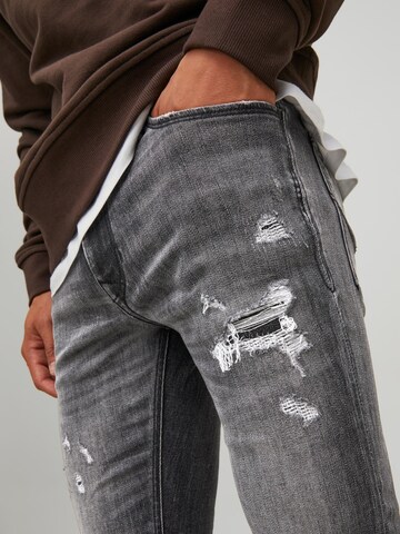 JACK & JONES Skinny Jeans 'Liam Seal' in Schwarz