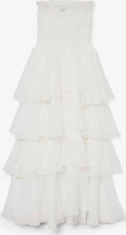 Robe 'VMDelilah' VERO MODA en blanc : devant