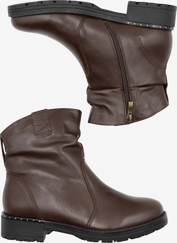 DreiMaster Vintage Ankle Boots in Brown