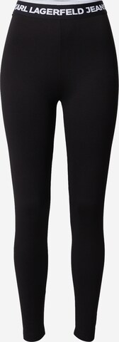 KARL LAGERFELD JEANS Skinny Legginsy w kolorze czarny: przód