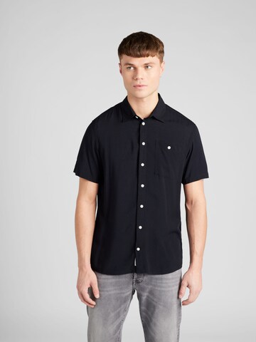 BLEND - Ajuste regular Camisa en negro: frente