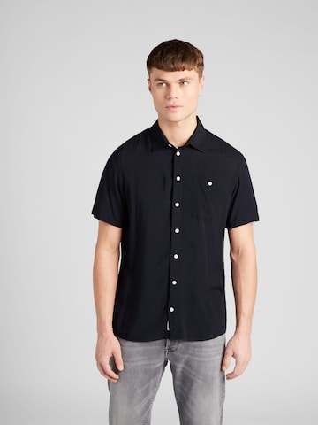 BLEND - Regular Fit Camisa em preto: frente