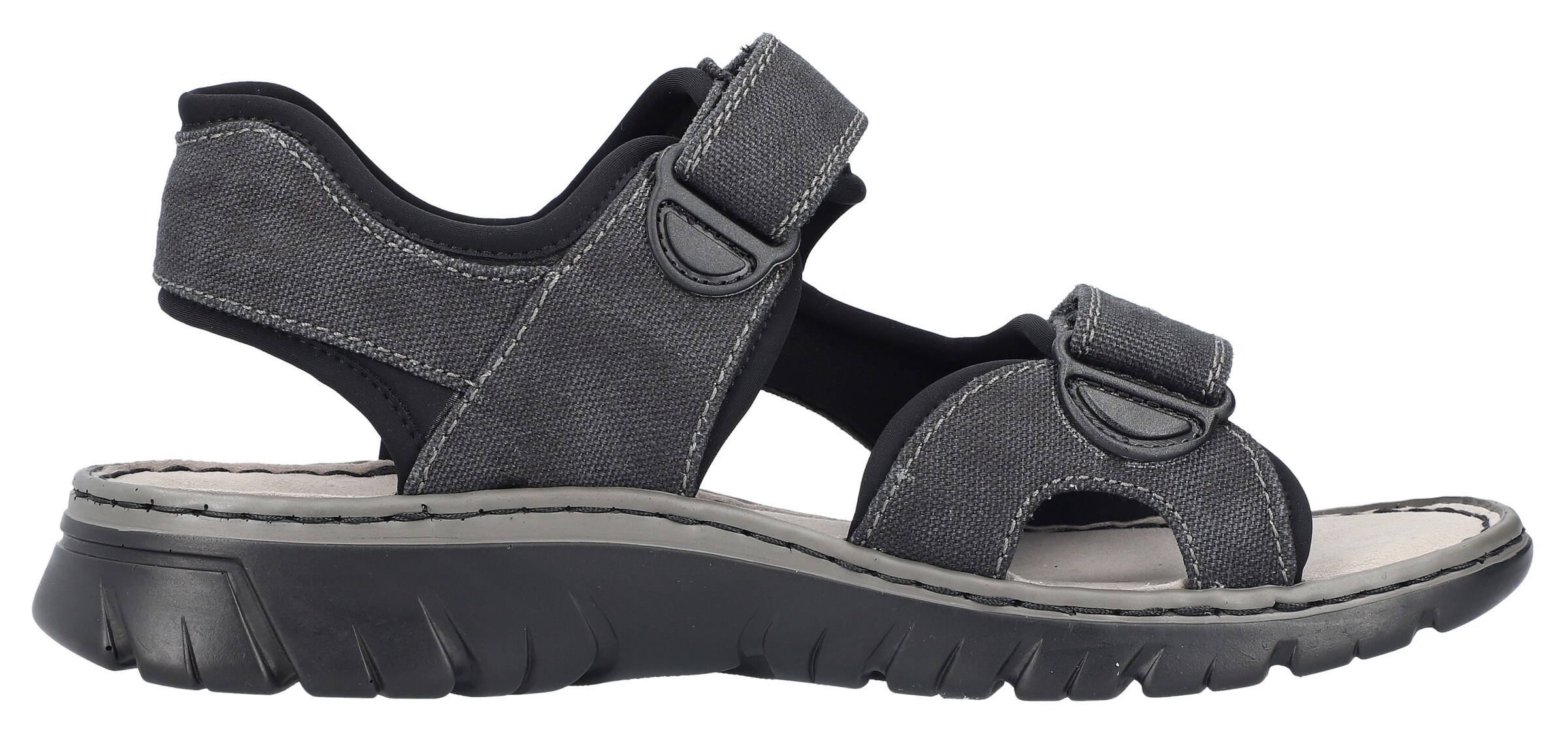 Rieker Hiking Sandals in Grey