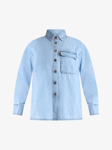 ViCOLO Blouse in Blauw: voorkant