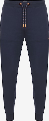 Threadbare Broek 'Trifoliate' in Blauw: voorkant