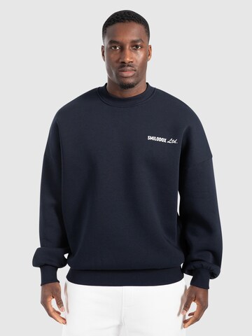 Smilodox Sweatshirt ' Liquid Brail ' in Blue