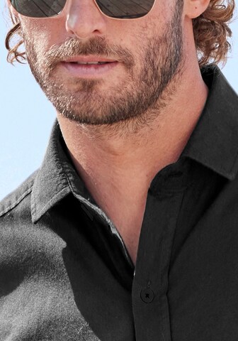 Regular fit Camicia di JOHN DEVIN in nero