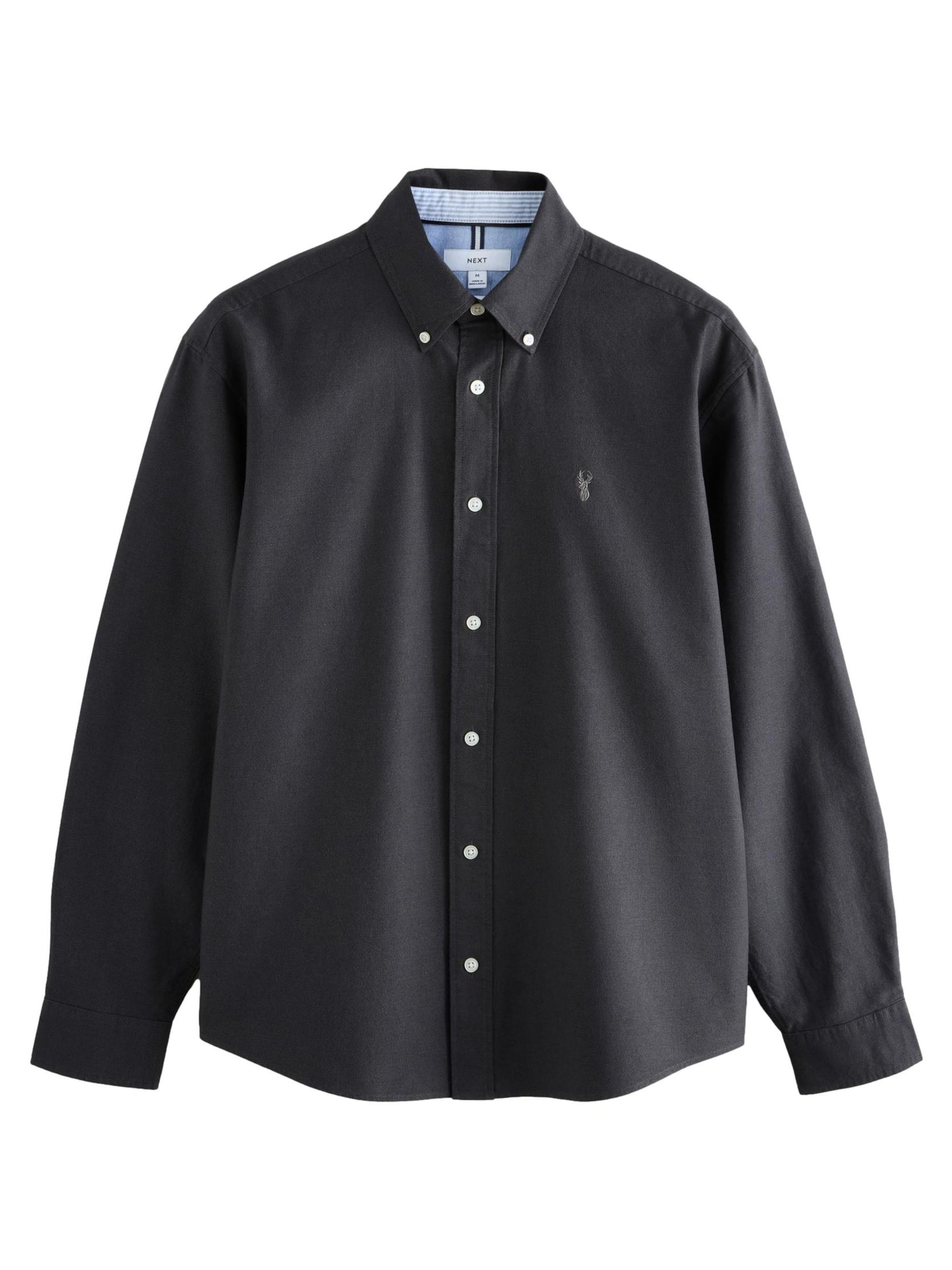 Next Regular Fit Paita värissä musta: etupuoli